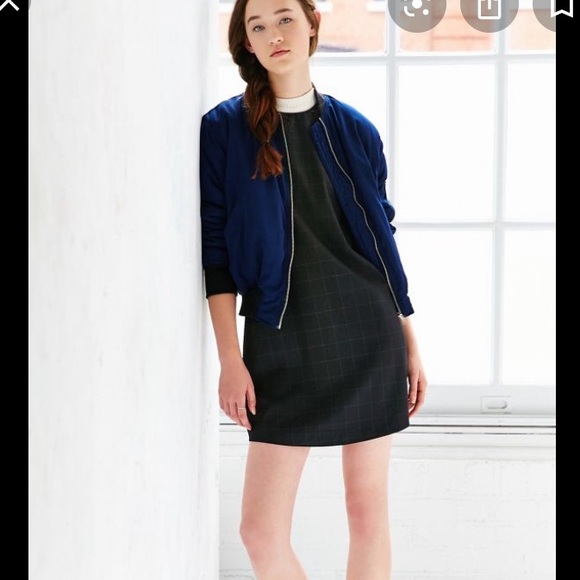 UO Lucca Couture Windowpane Racerback Dress - Picture 3 of 6